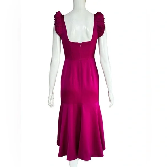 Aidan Mattox Fuchsia High Low Dress Size 0. G#2 - Picture 7 of 16